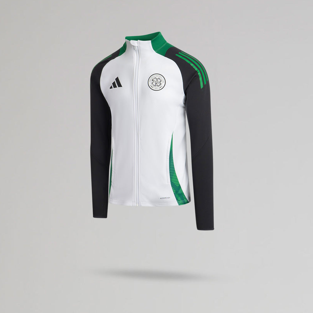 adidas Celtic 2024/25 Junior Weiße Trainingsjacke