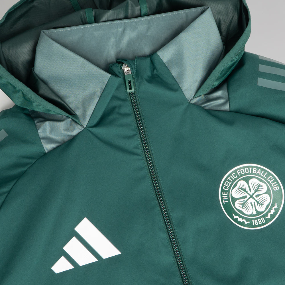 adidas Celtic 2024/25 Grüne Allwetterjacke