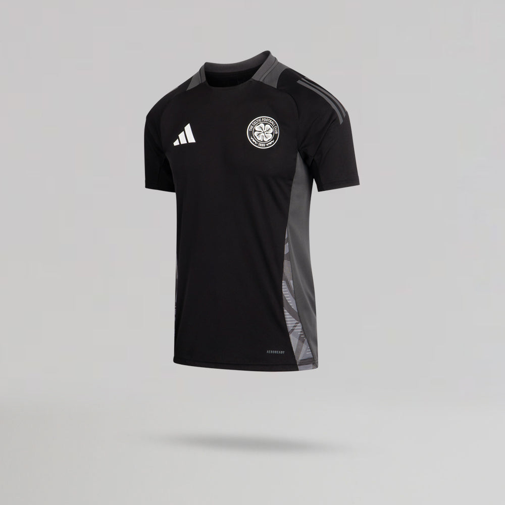 adidas Celtic 2024/25 Junior Schwarzes Trainingstrikot