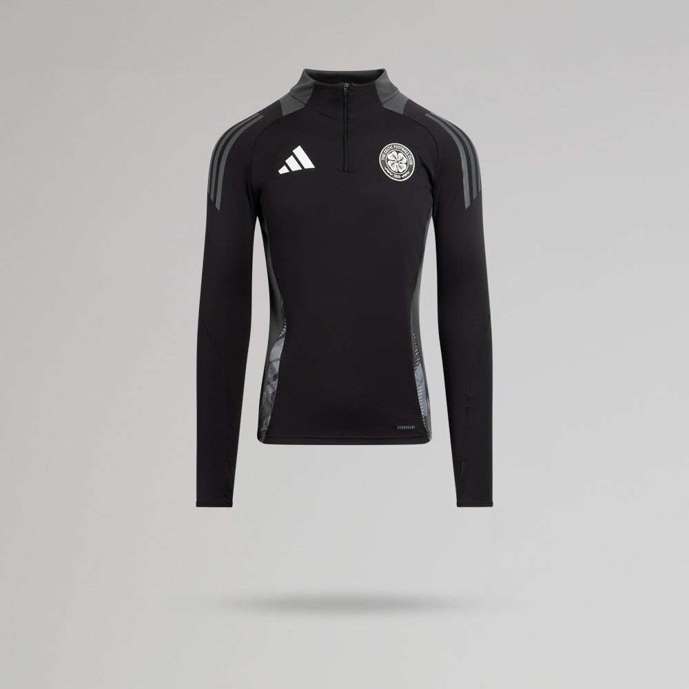 adidas Celtic 2024/25 Junior Schwarze Trainingsjacke