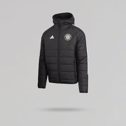 adidas Celtic 2024/25 Junior Schwarze Winterjacke