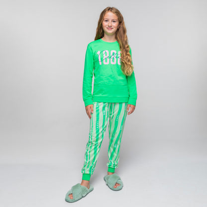 Celtic Girls' 1888 Stripe Trouser Pyjamas