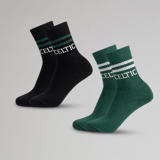 Celtic Crew-Socken für Erwachsene, 2er-Pack