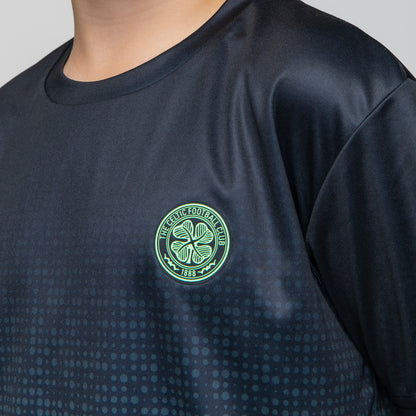 Celtic Junior T-Shirt mit Wappen und Punktemuster