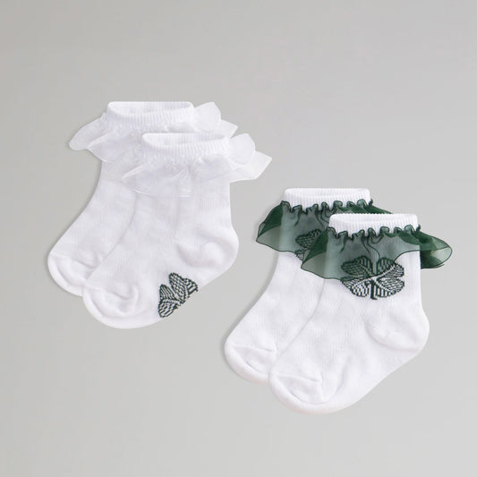 Celtic Baby 2er-Pack Rüschensocken