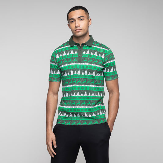 Keltisches Weihnachts-Poloshirt für Erwachsene