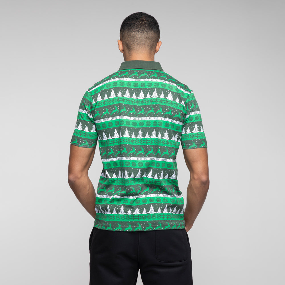 Keltisches Weihnachts-Poloshirt für Erwachsene