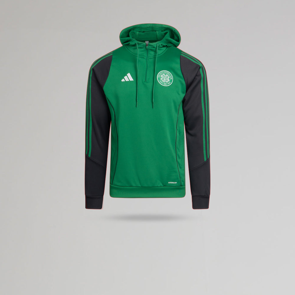 adidas Celtic 2024/25 Junior Trainingshoodie Grün