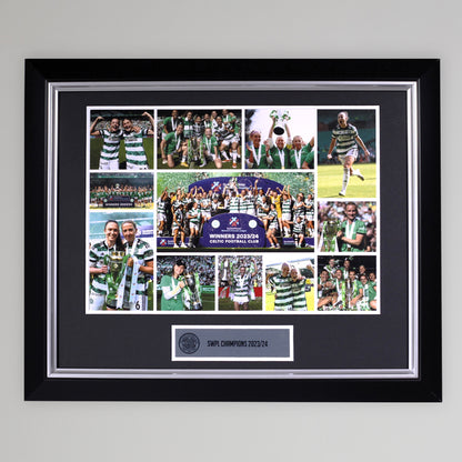 Celtic FC Damen 23/24 SWPL Meister Montagedruck