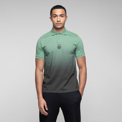 Celtic Crest Green Gradient Polo Shirt