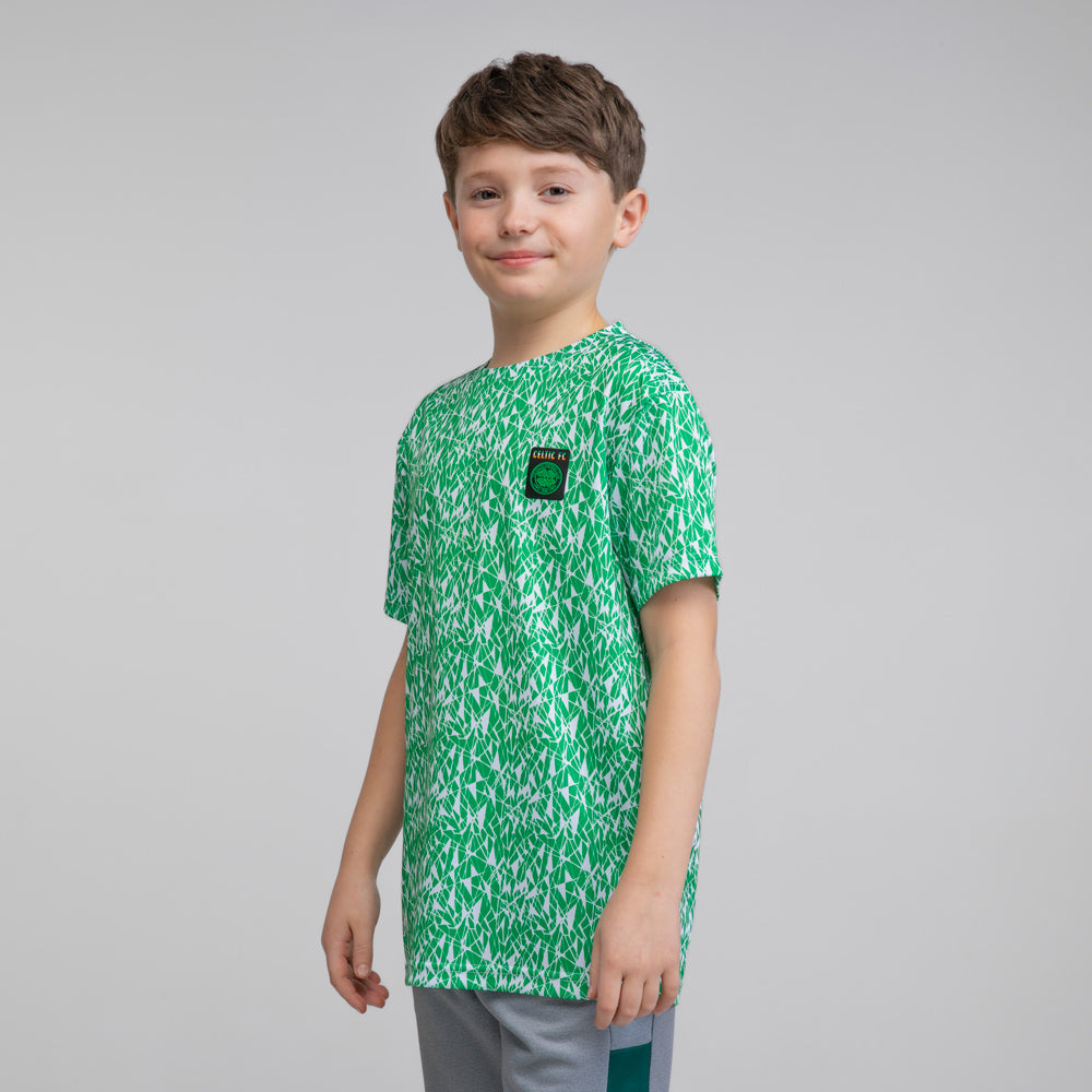 Celtic Junior T-Shirt mit Wappen-Print