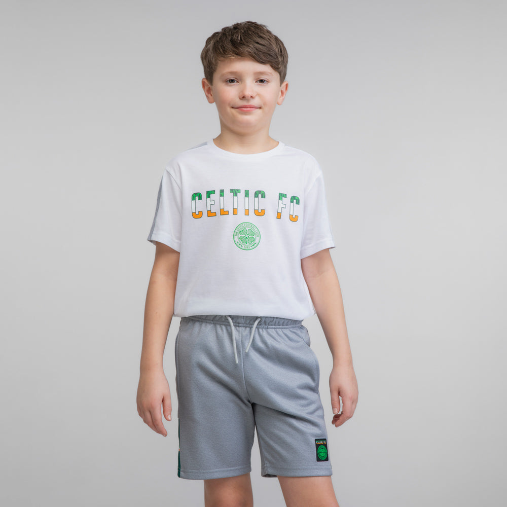 Celtic Junior-Shorts mit Wappen