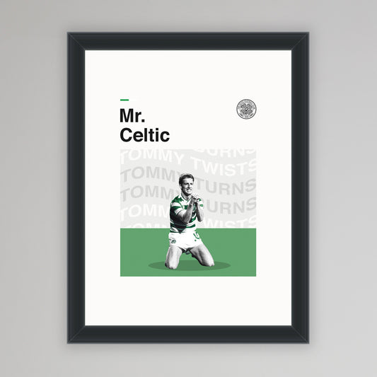 Celtic Tommy Burns Print