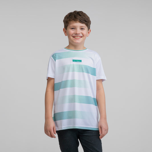 Celtic Junior Dot Pattern Hoops T-Shirt