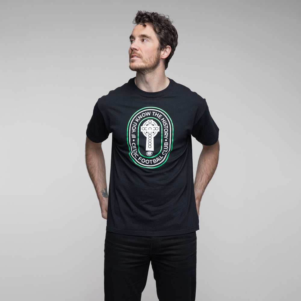 Celtic Wenn Sie die Geschichte kennen, schwarzes T-Shirt