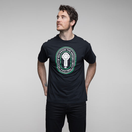 Celtic Wenn Sie die Geschichte kennen, schwarzes T-Shirt