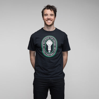 Celtic Wenn Sie die Geschichte kennen, schwarzes T-Shirt