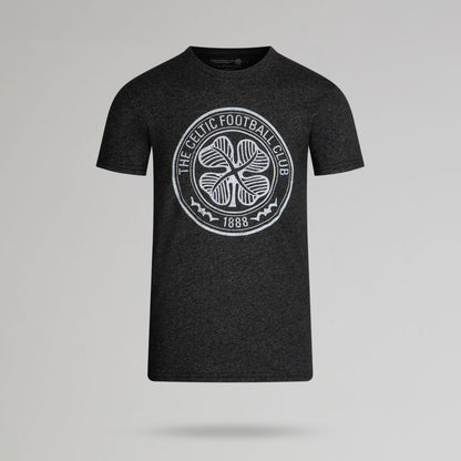 Celtic Black Silver Crest T-Shirt