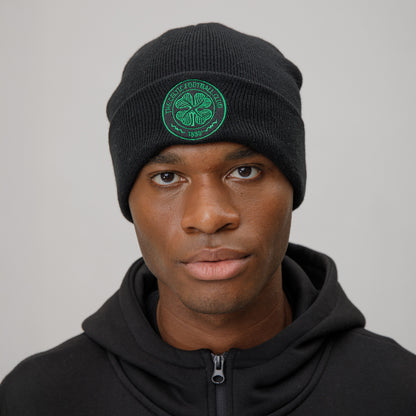 Celtic Adult Black Beanie