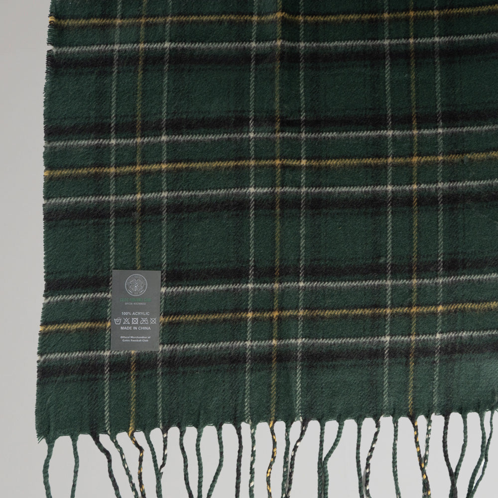 Green Tartan Celtic Scarf