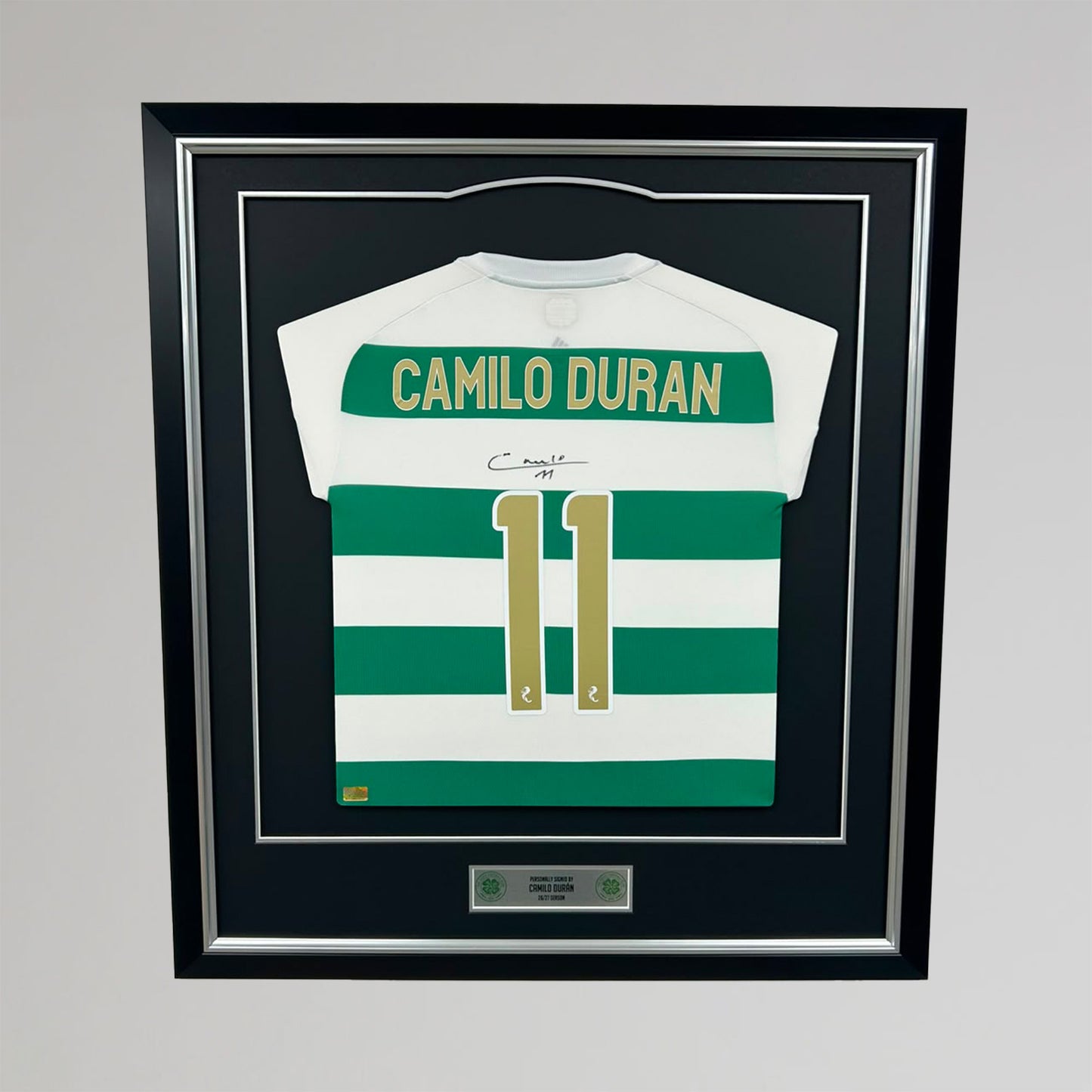 Celtic 2026/27 Camilo Duran Signed Framed Shirt