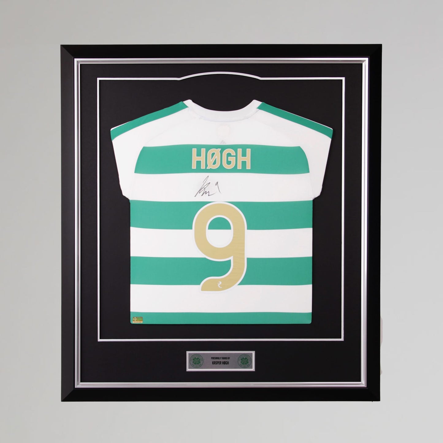 Celtic 2026/27 Kasper Høgh Signed Framed Shirt