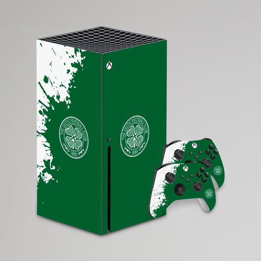 Celtic Xbox X-Konsole und Controller-Skin