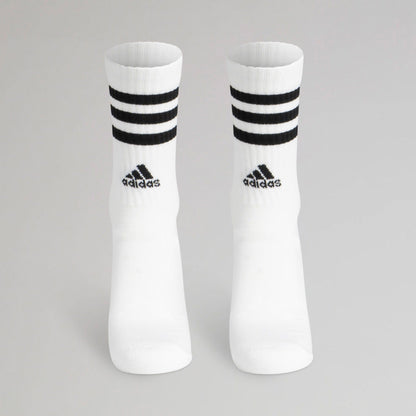 Adidas 3-Stripes Cushioned Crew Socks White 2 Pairs