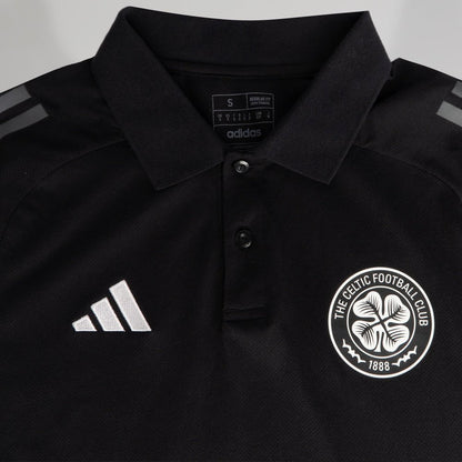 adidas Celtic 2024/25 Black Polo Shirt