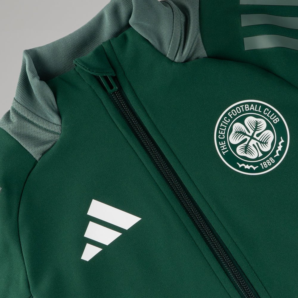 adidas Celtic 2024/25 Junior Green Track Jacket