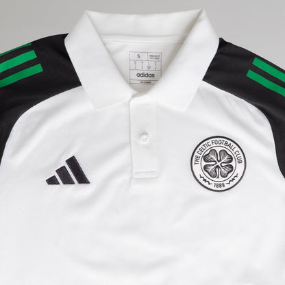 adidas Celtic 2024/25 Junior White Training Polo