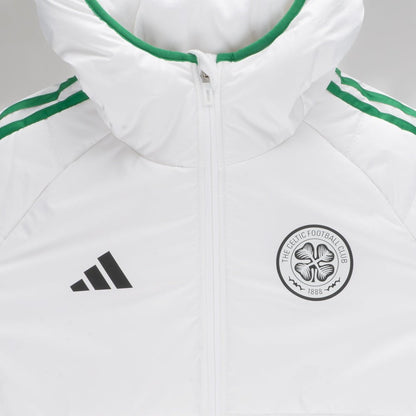 adidas Celtic 2024/25 White Winter Jacket