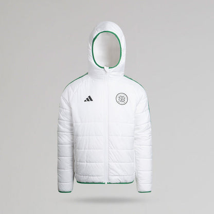 adidas Celtic 2024/25 White Winter Jacket