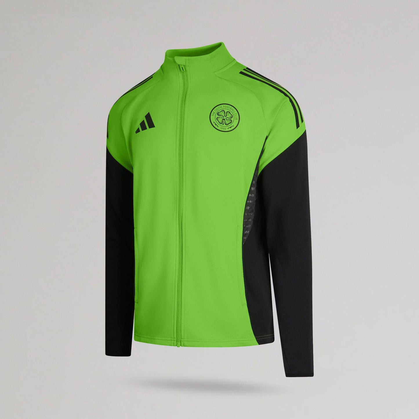 adidas Celtic 2025/26 Green and Black Track Jacket