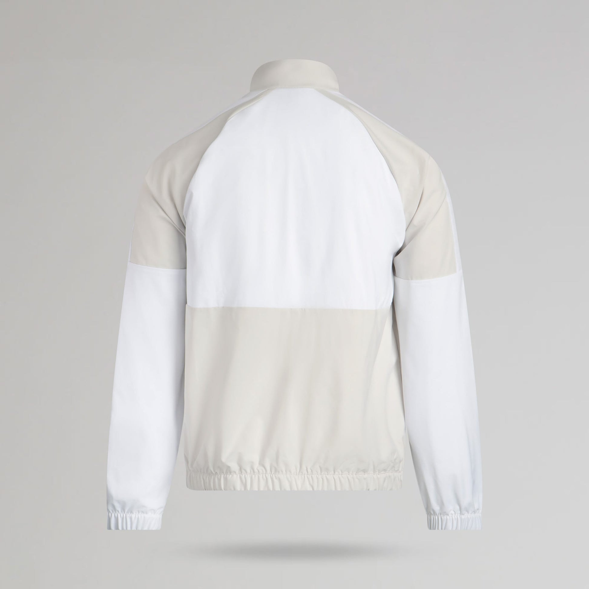 adidas Celtic Golf Beyond Twistweave Full Zip White & Beige Windbreaker