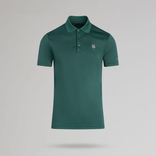 adidas Celtic Golf Core Performance Dark Green Polo Shirt