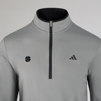adidas Celtic Golf Lightweight Half-Zip Grey Top