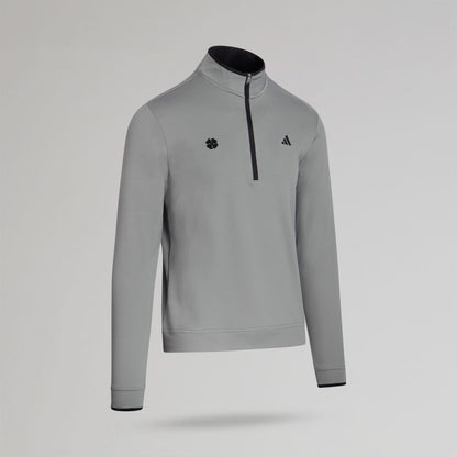 adidas Celtic Golf Lightweight Half-Zip Grey Top