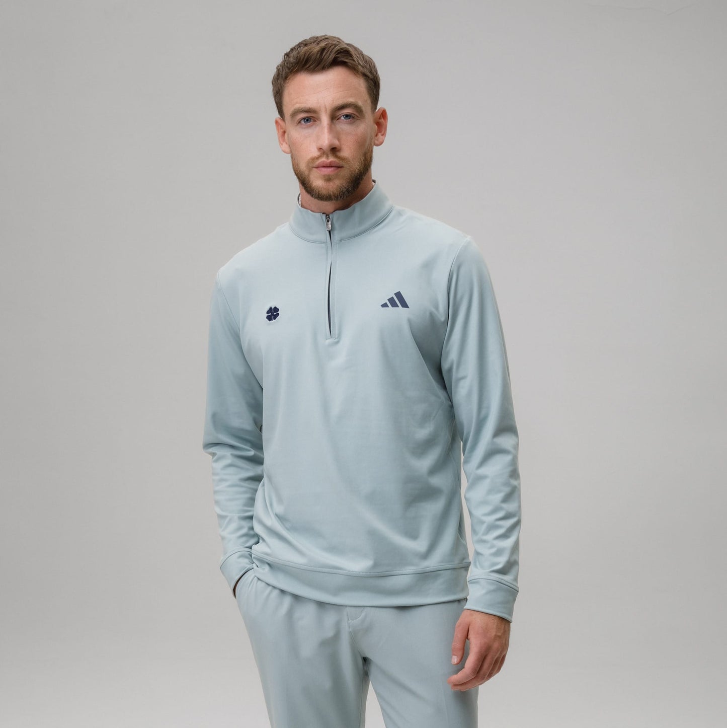 adidas Celtic Golf Ultimate 65 Classic Light Green Quarter Zip