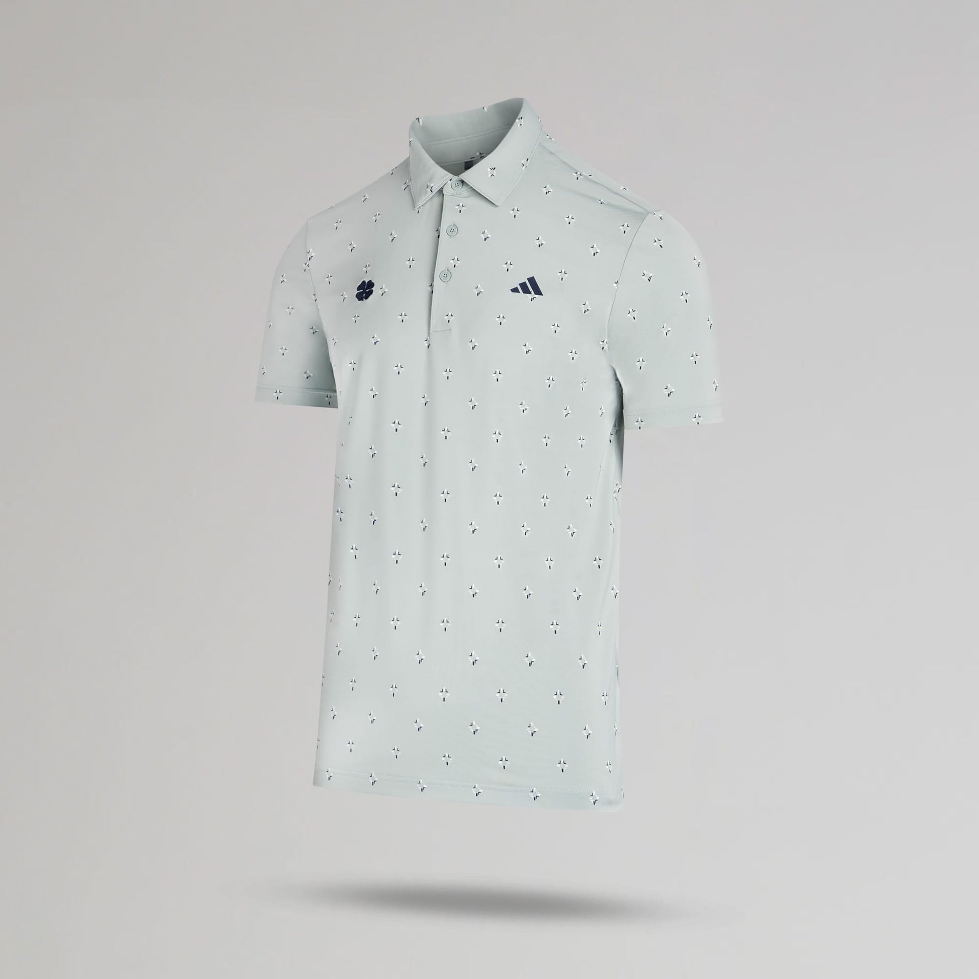 adidas Celtic Golf Ultimate365 Climacool Essence Print Green Polo Shirt