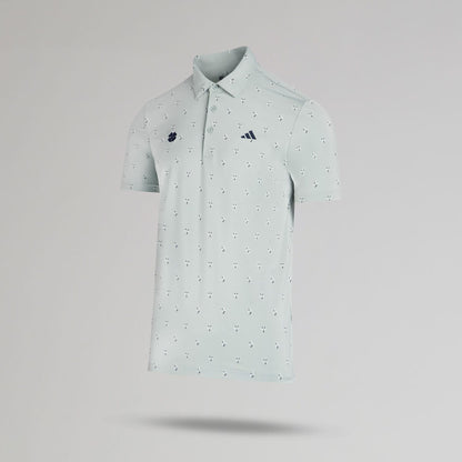 adidas Celtic Golf Ultimate365 Climacool Essence Print Green Polo Shirt