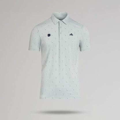 adidas Celtic Golf Ultimate365 Climacool Essence Print Green Polo Shirt