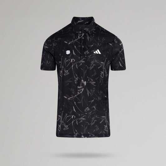 adidas Celtic Golf Ultimate365 Mesh Climacool Black Polo Shirt