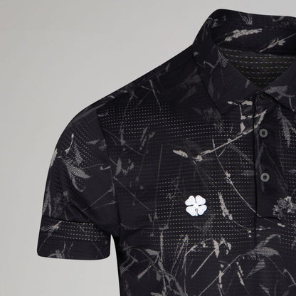 adidas Celtic Golf Ultimate365 Mesh Climacool Black Polo Shirt