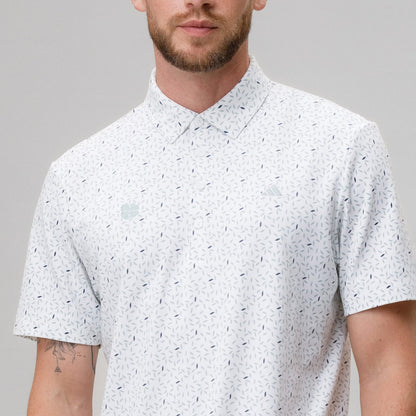 adidas Celtic Golf Ultimate365+ Soft Print White Polo Shirt