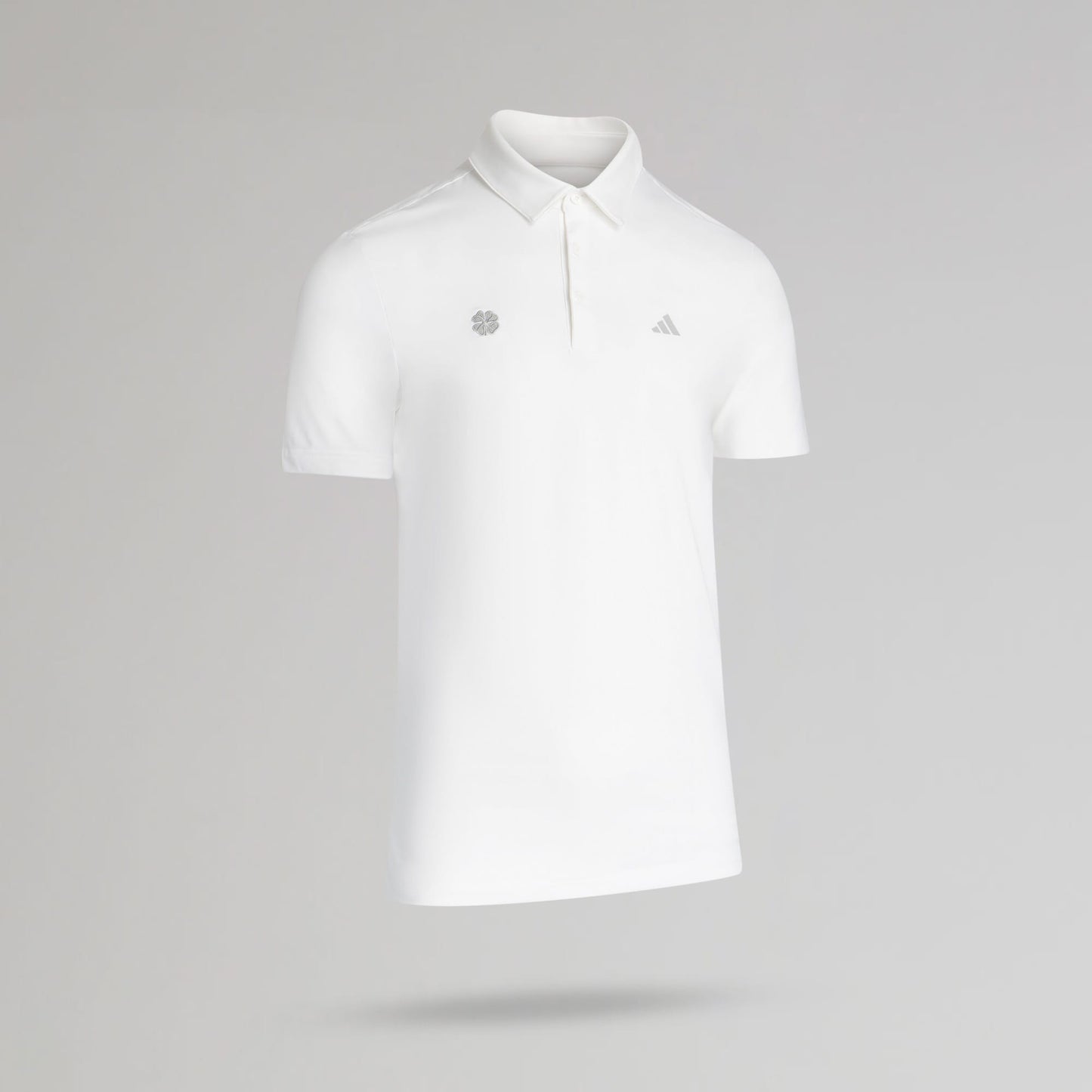 adidas Celtic Golf Ultimate365 Solid White Polo Shirt
