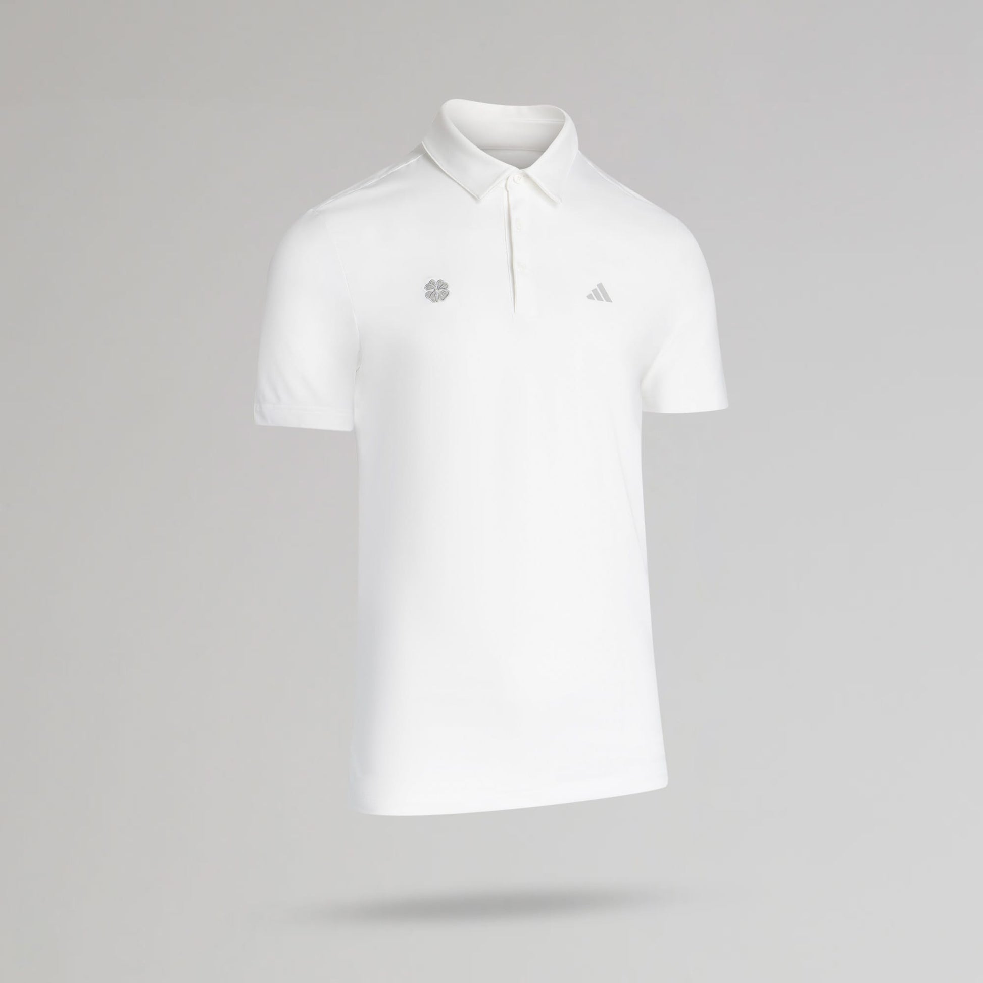 adidas Celtic Golf Ultimate365 Solid White Polo Shirt