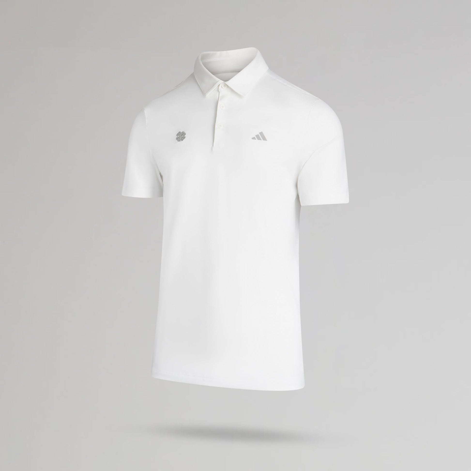 adidas Celtic Golf Ultimate365 Solid White Polo Shirt