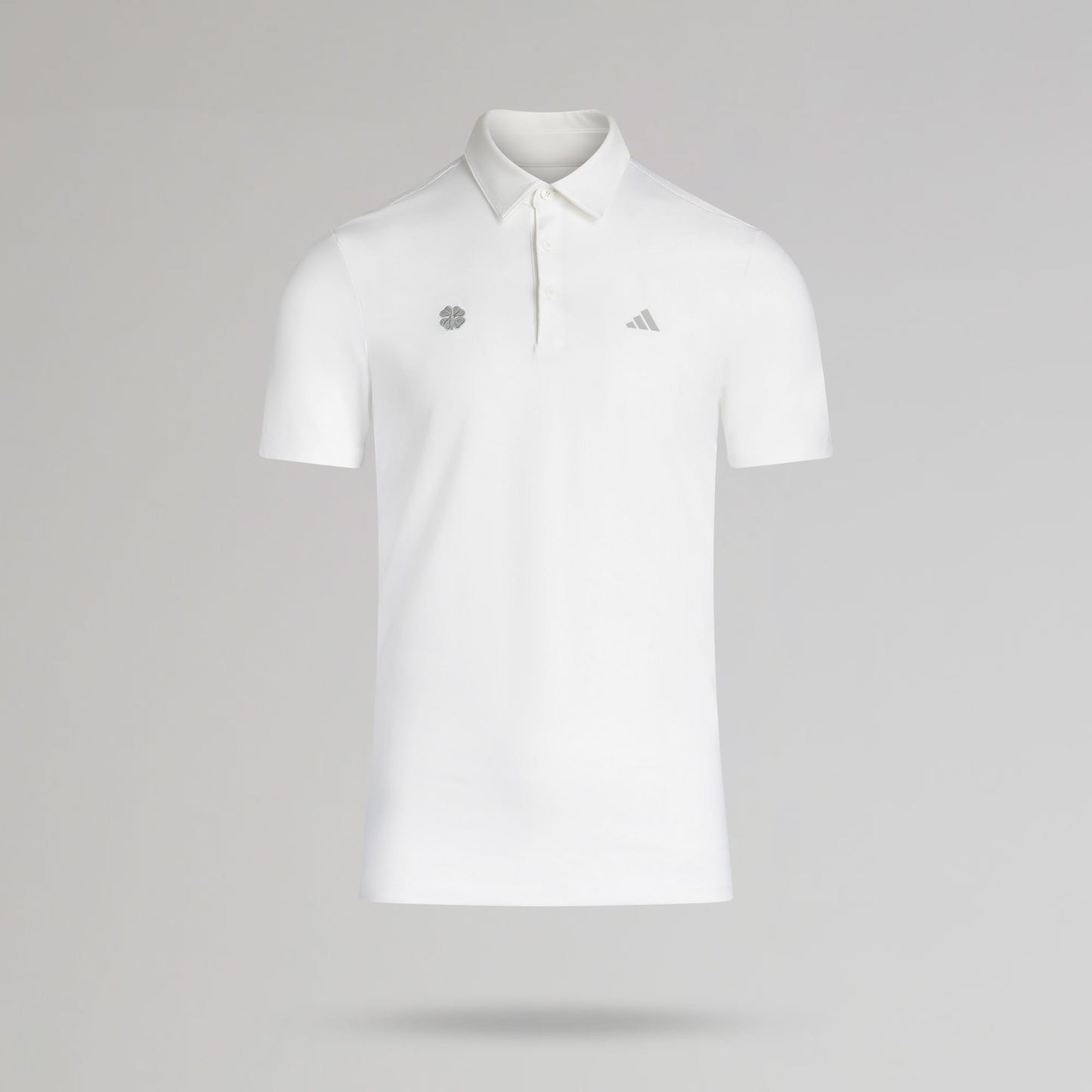 adidas Celtic Golf Ultimate365 Solid White Polo Shirt