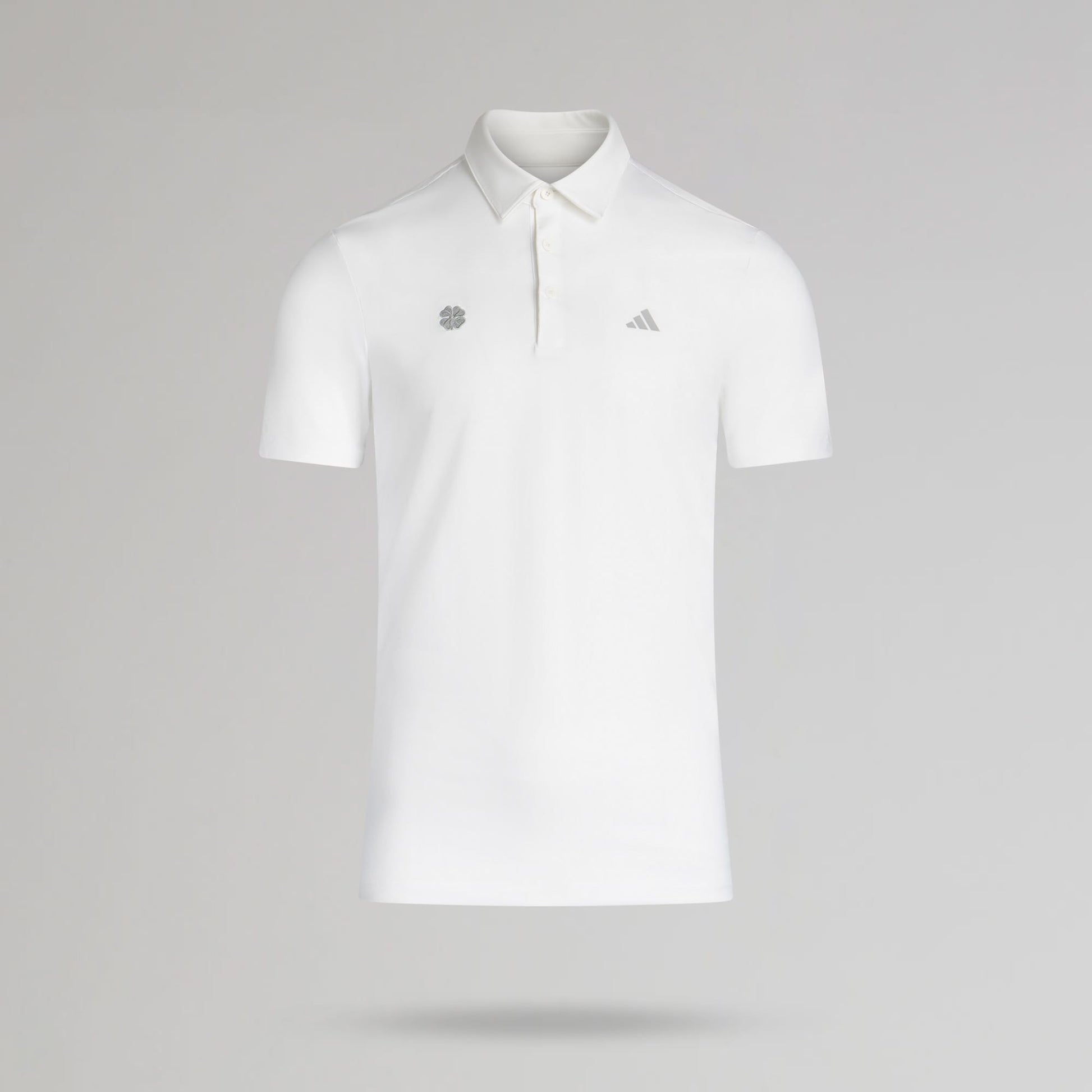 adidas Celtic Golf Ultimate365 Solid White Polo Shirt